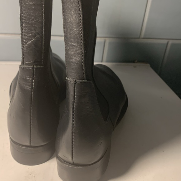 - TOPSHOP - Black ALITE Chelsea Leather Ankle Boots - 32Z91EBLK- SZ 6.5 - Picture 3 of 9